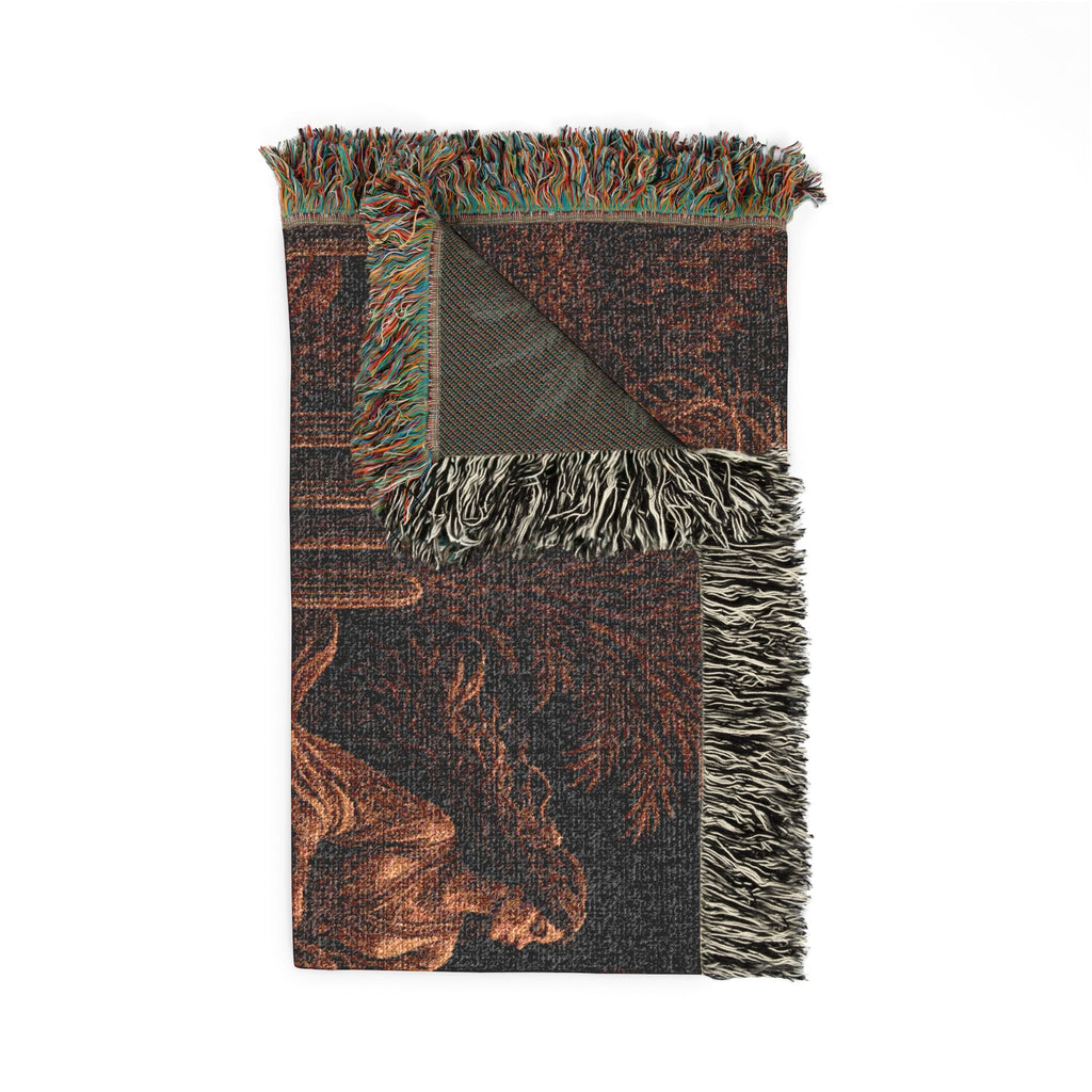 Desert Spirit Woven Blanket | Handwoven Cotton Throw