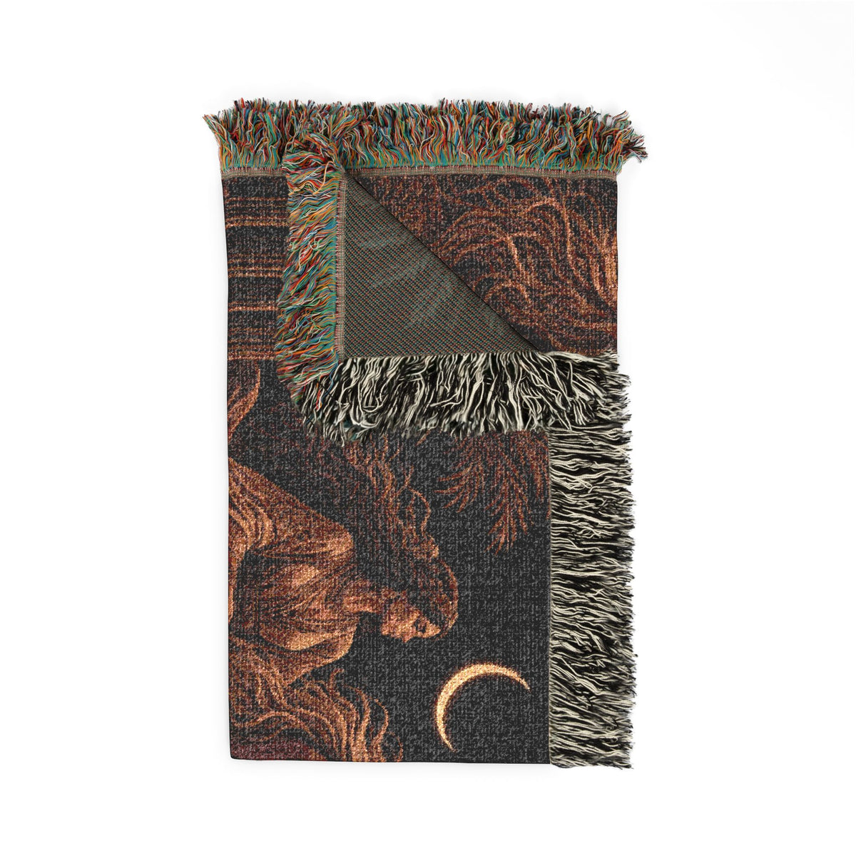 Desert Spirit Woven Blanket | Handwoven Cotton Throw