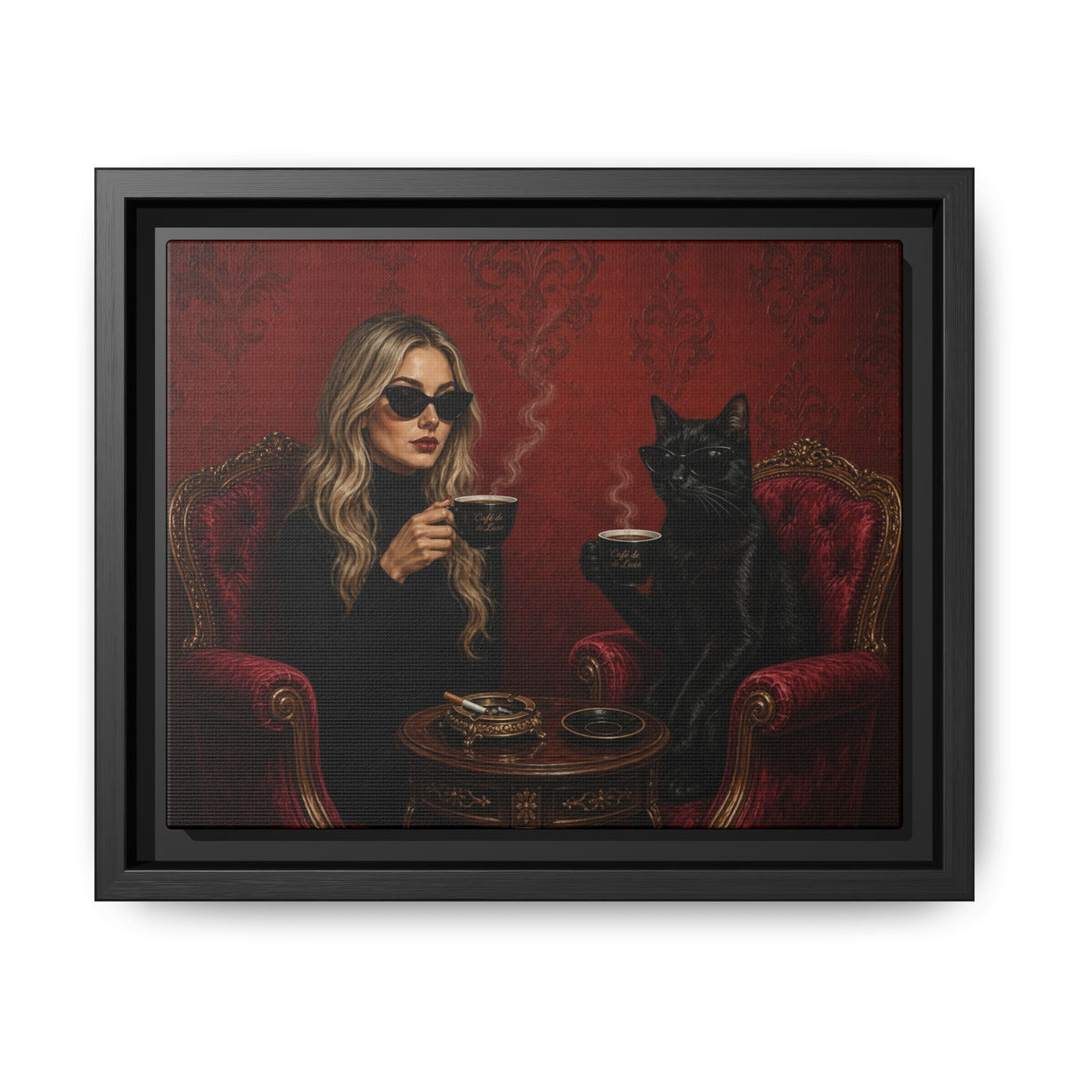 Matte Canvas, Framed | Best friends