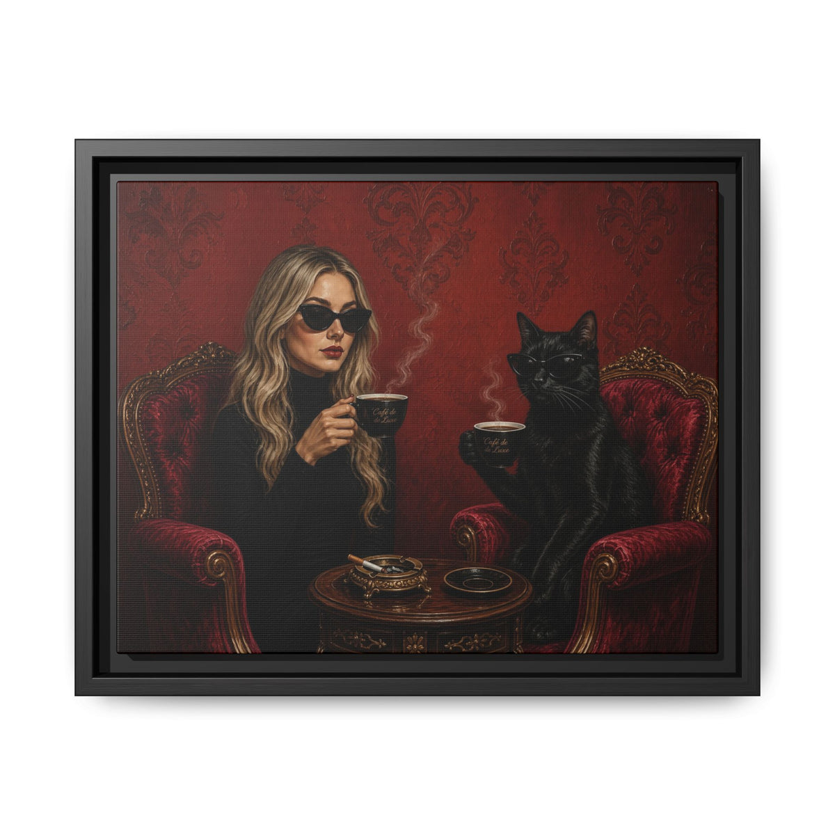 Matte Canvas, Framed | Best friends