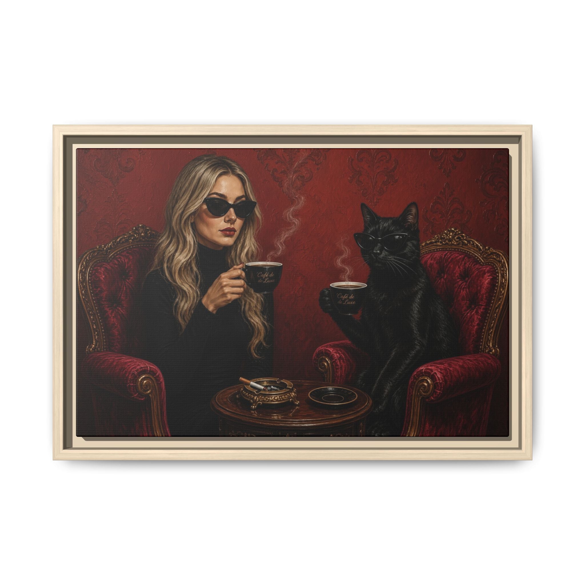 Matte Canvas, Framed | Best friends