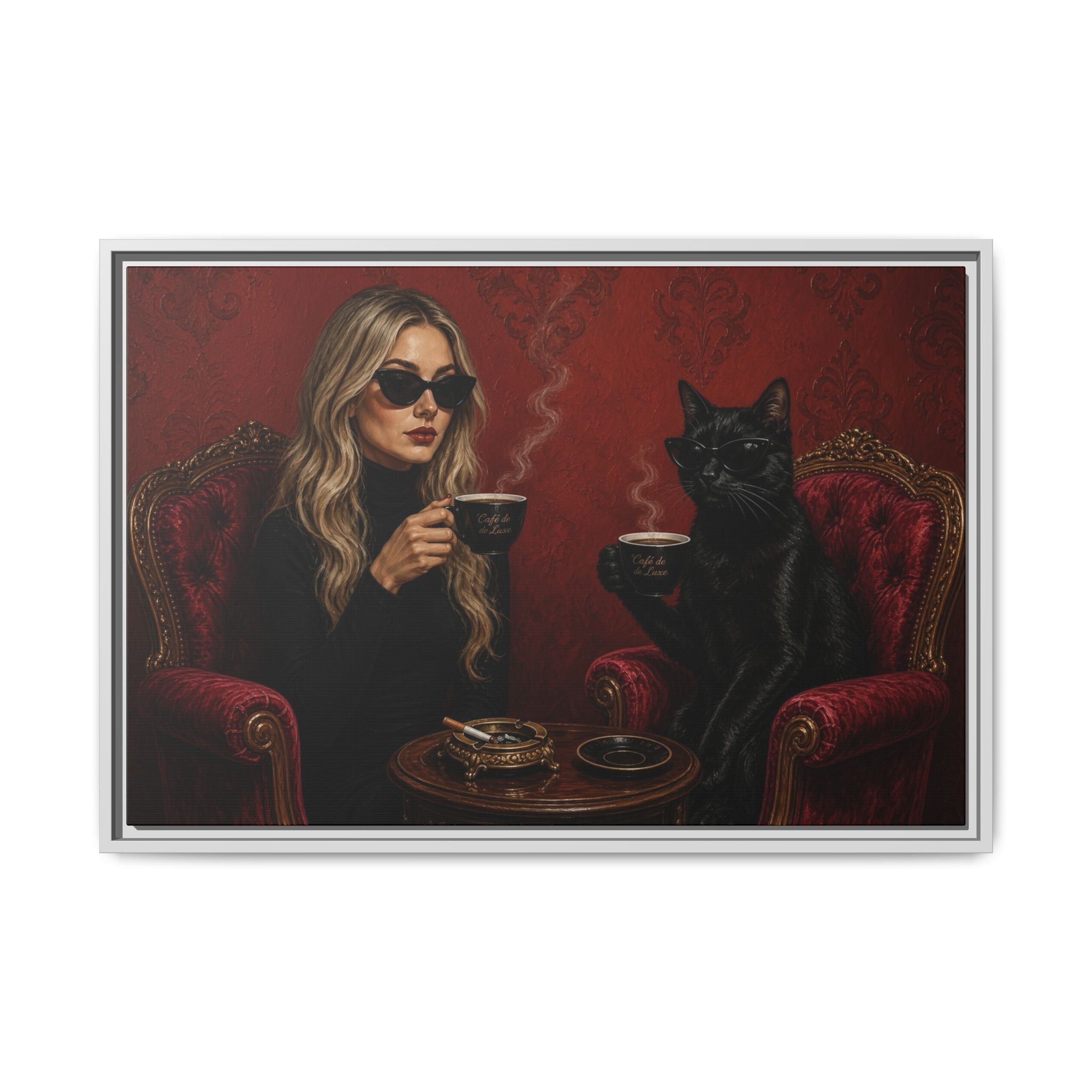 Matte Canvas, Framed | Best friends