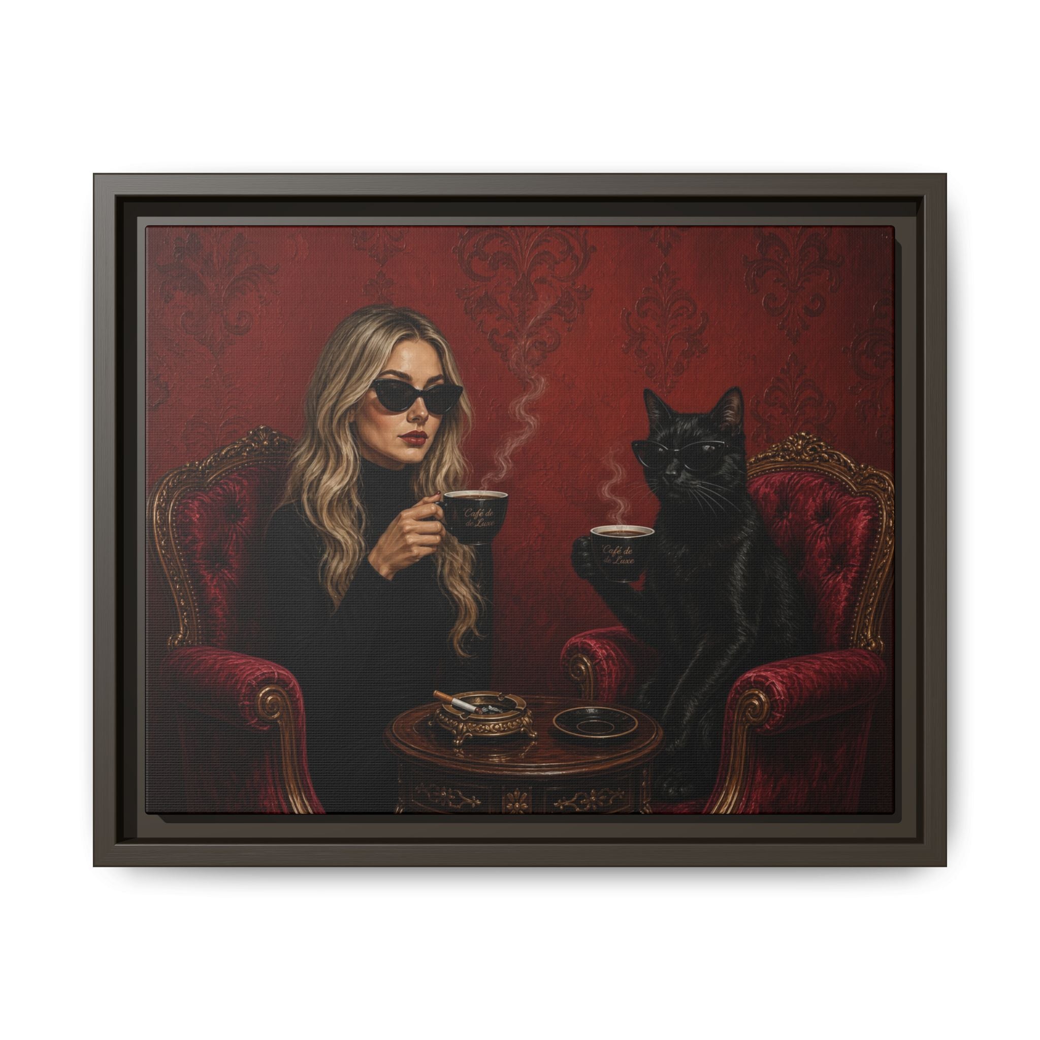 Matte Canvas, Framed | Best friends