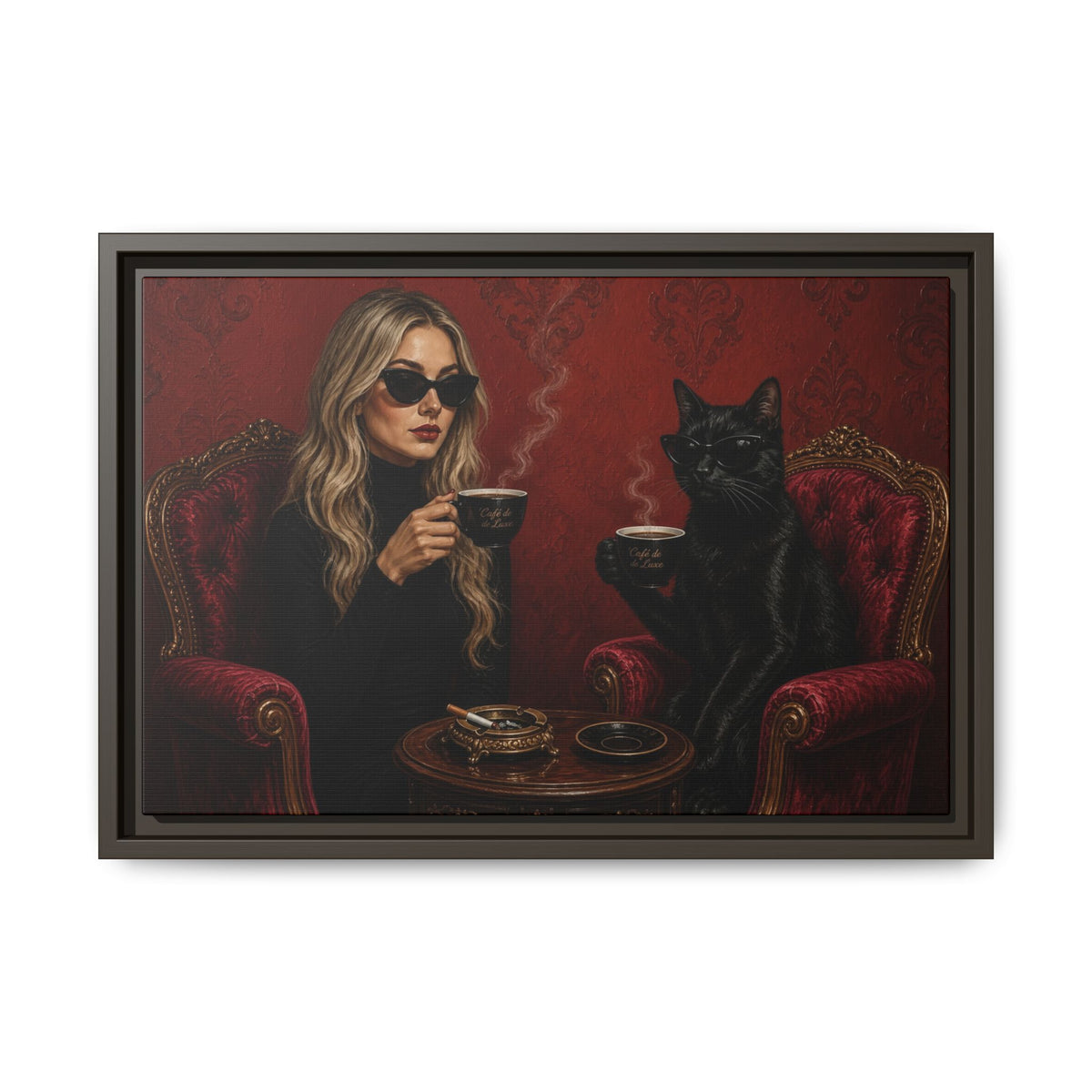 Matte Canvas, Framed | Best friends