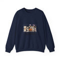 Haunted Cat Costume Club Crewneck | Halloween Pet Cat Graphic