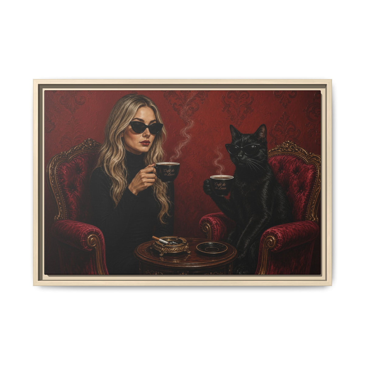 Matte Canvas, Framed | Best friends