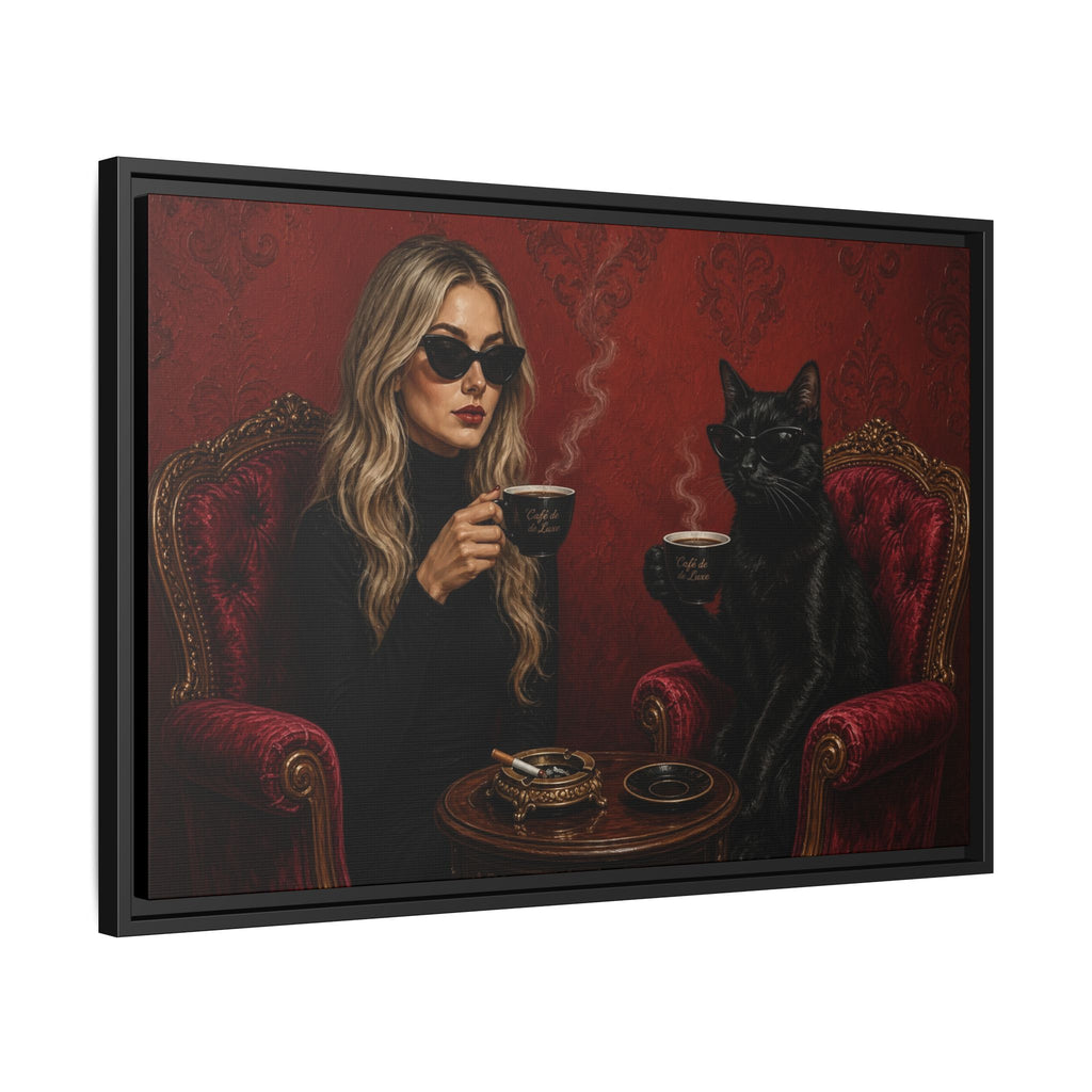 Matte Canvas, Framed | Best friends