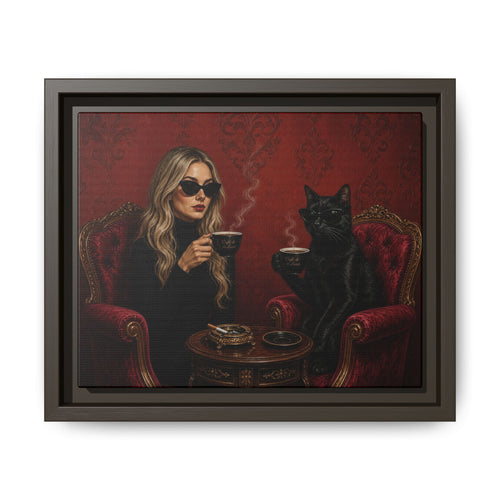 Matte Canvas, Framed | Best friends