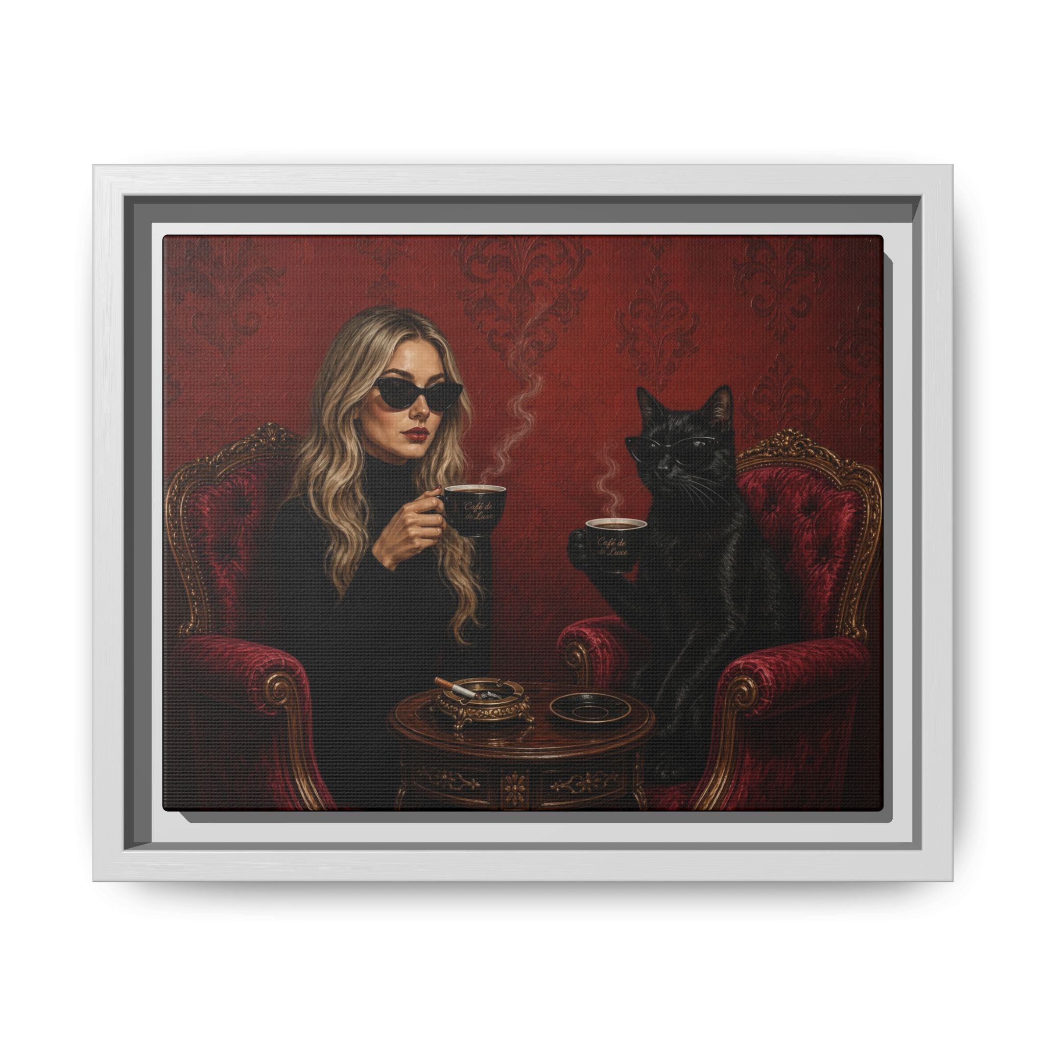 Matte Canvas, Framed | Best friends