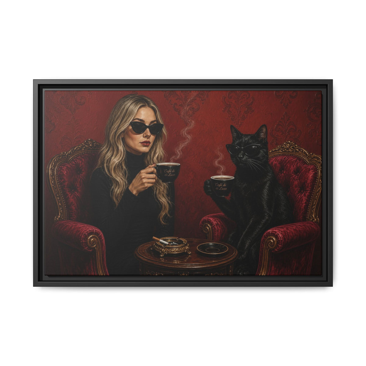 Matte Canvas, Framed | Best friends