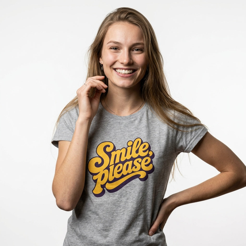 Soft Tee | Smile Please | Retro Tee