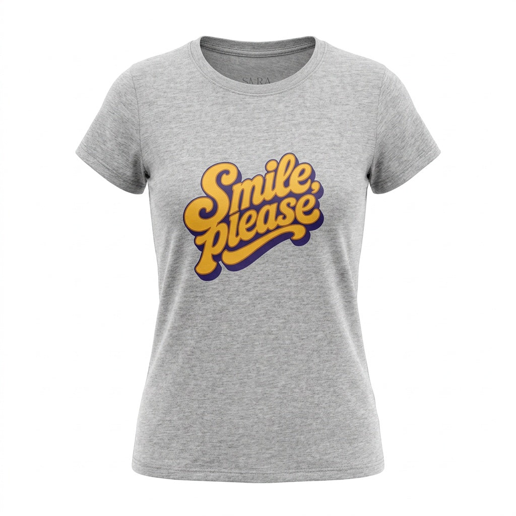Soft Tee | Smile Please | Retro Tee