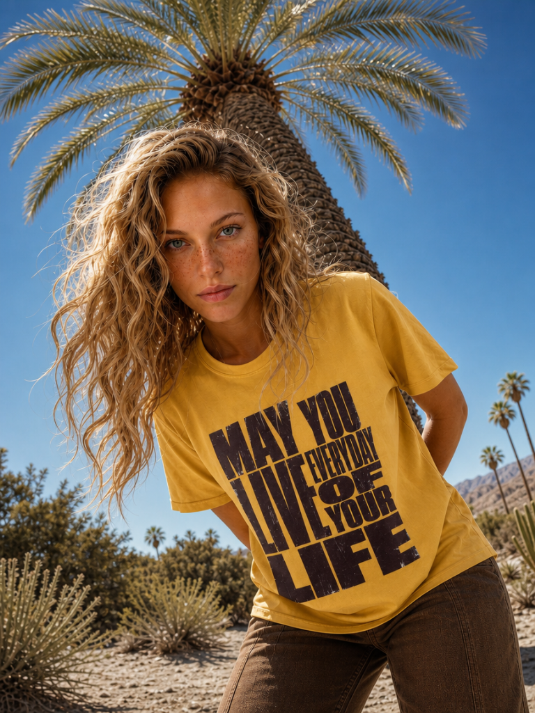 Soft fit Graphic Tee | Inspirational | May You Live Everyday Of Your Life Shirt