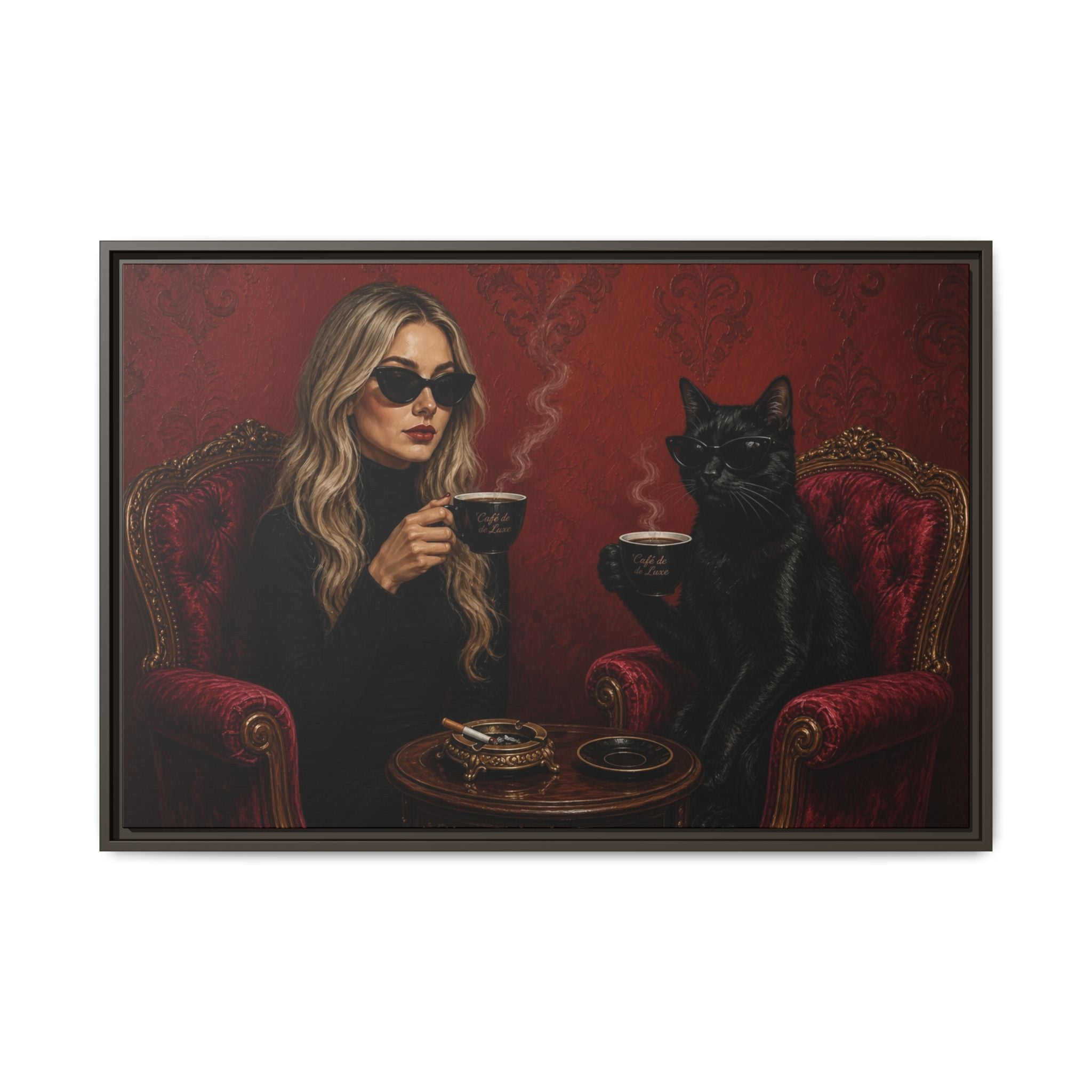 Matte Canvas, Framed | Best friends