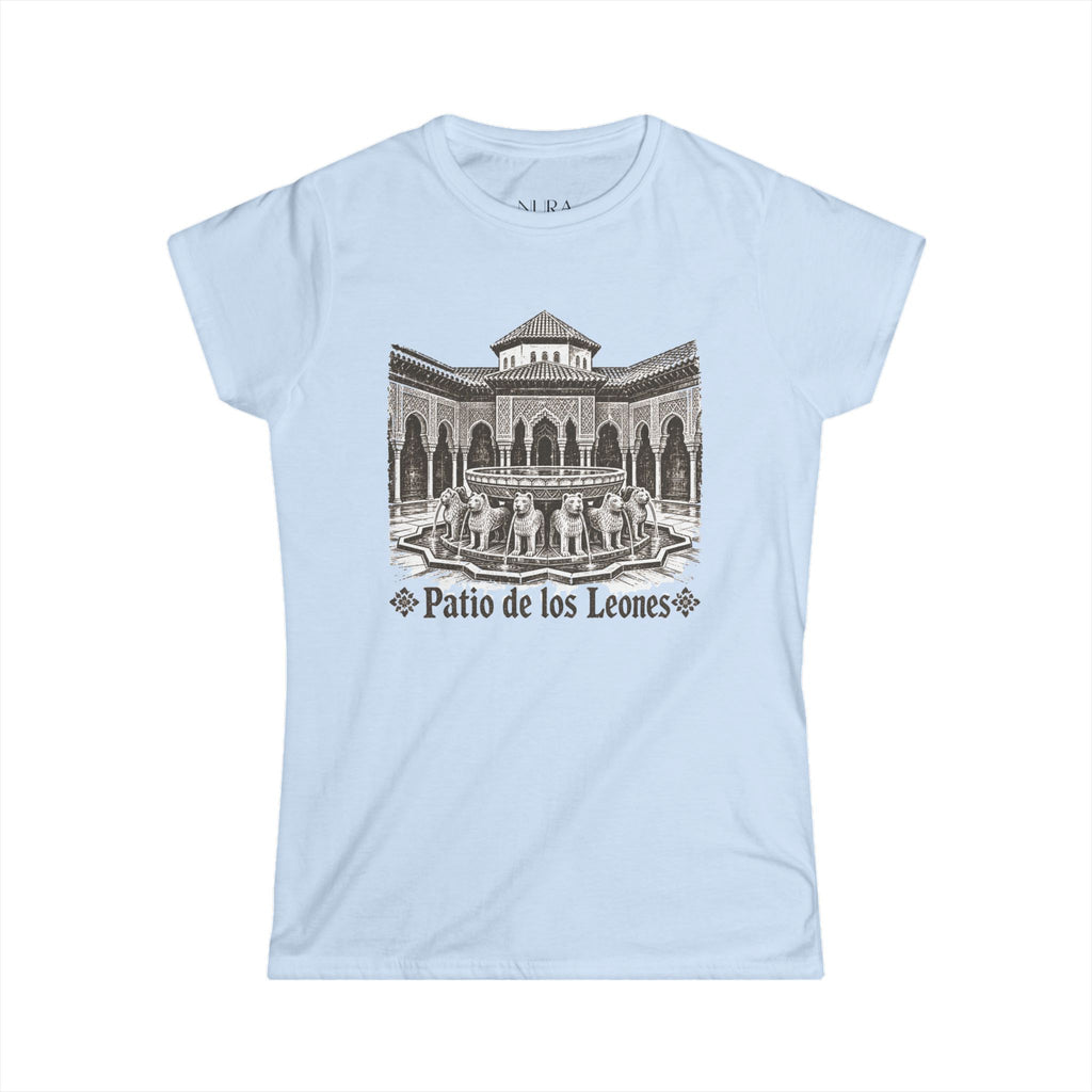 Softstyle Tee | Patio de los Leones | Vintage Andalusian Art Print
