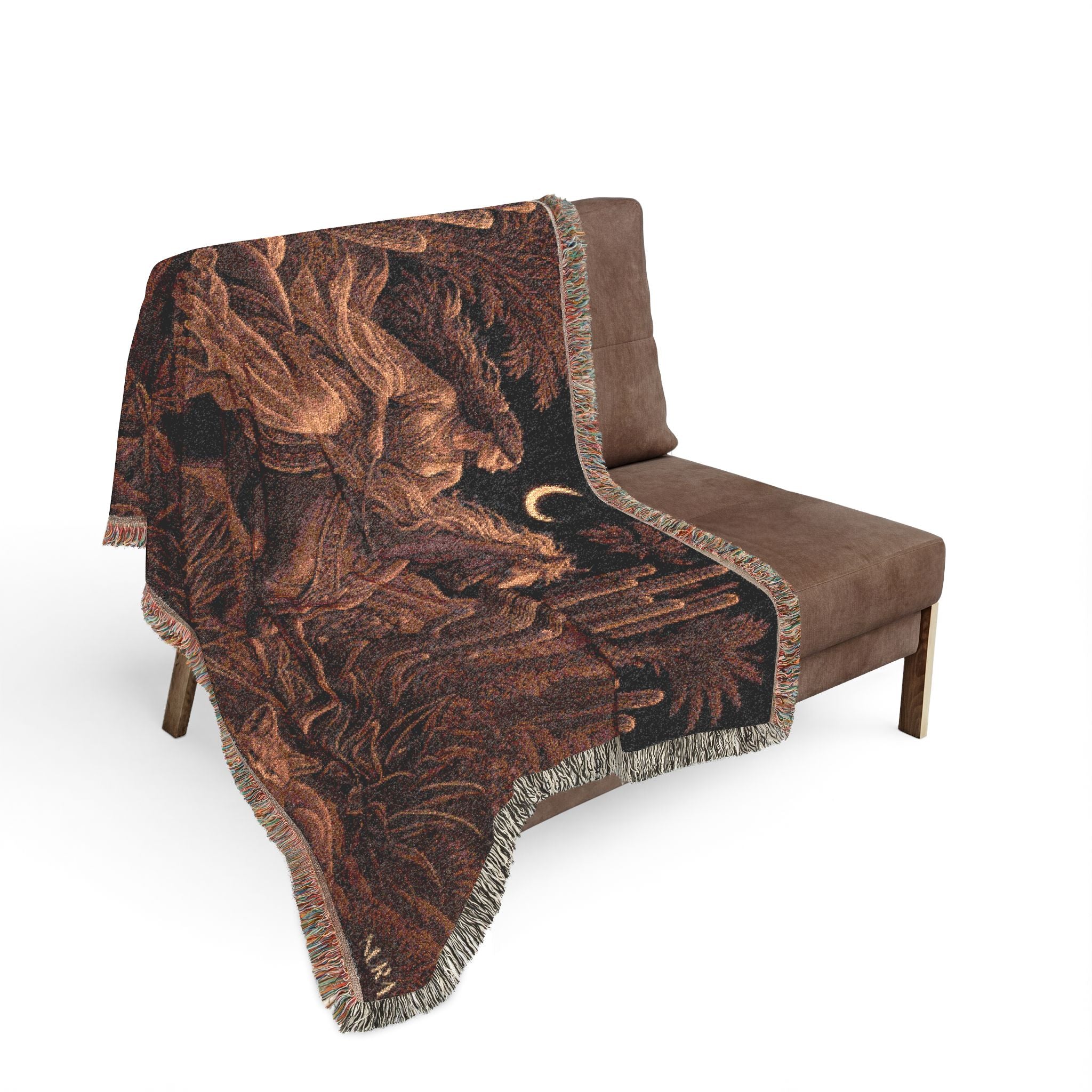 Desert Spirit Woven Blanket | Handwoven Cotton Throw