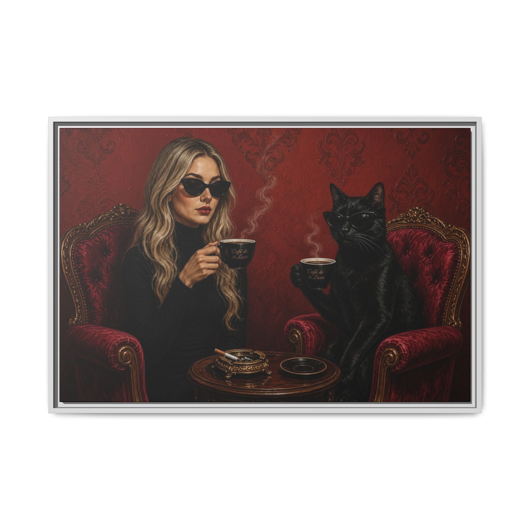 Matte Canvas, Framed | Best friends