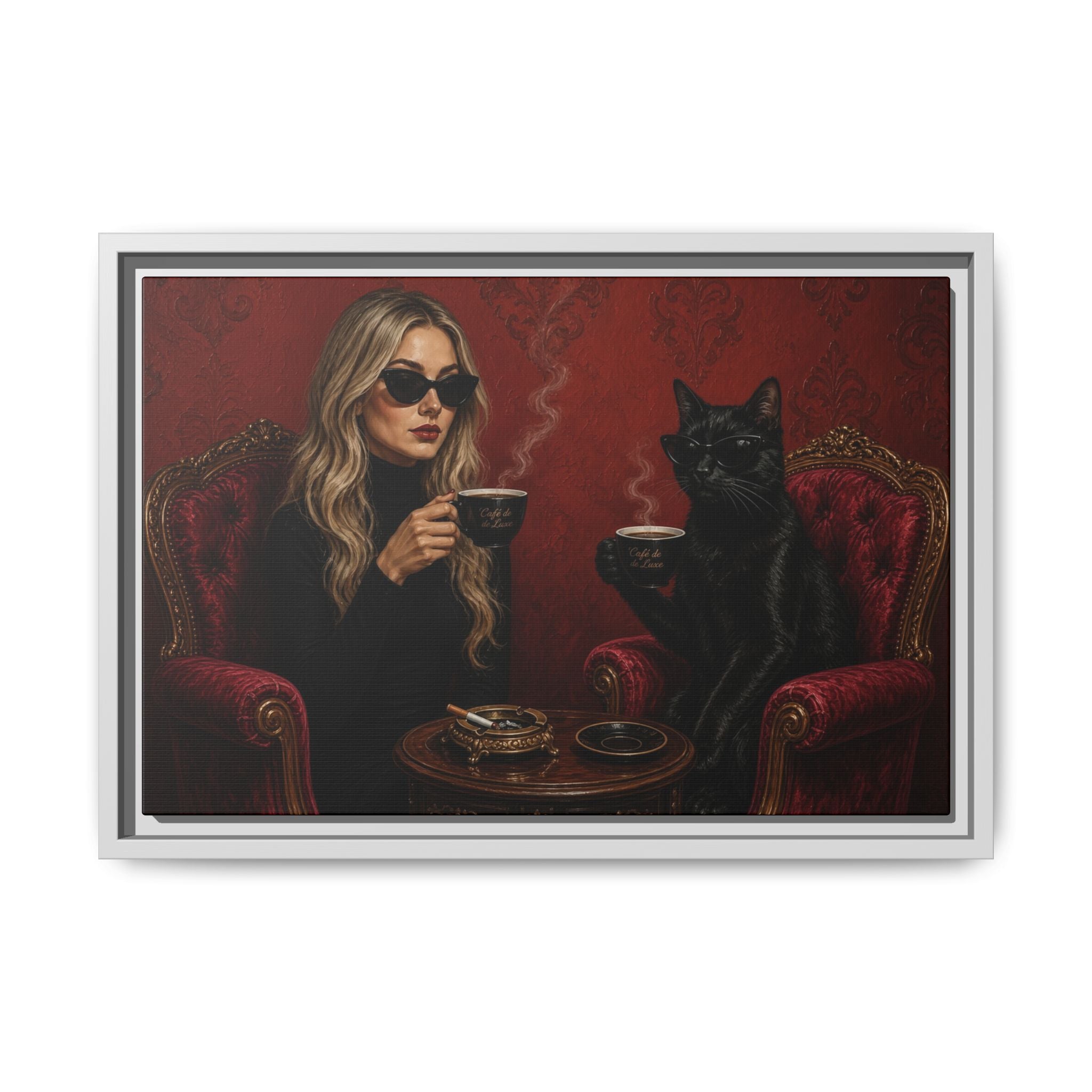 Matte Canvas, Framed | Best friends