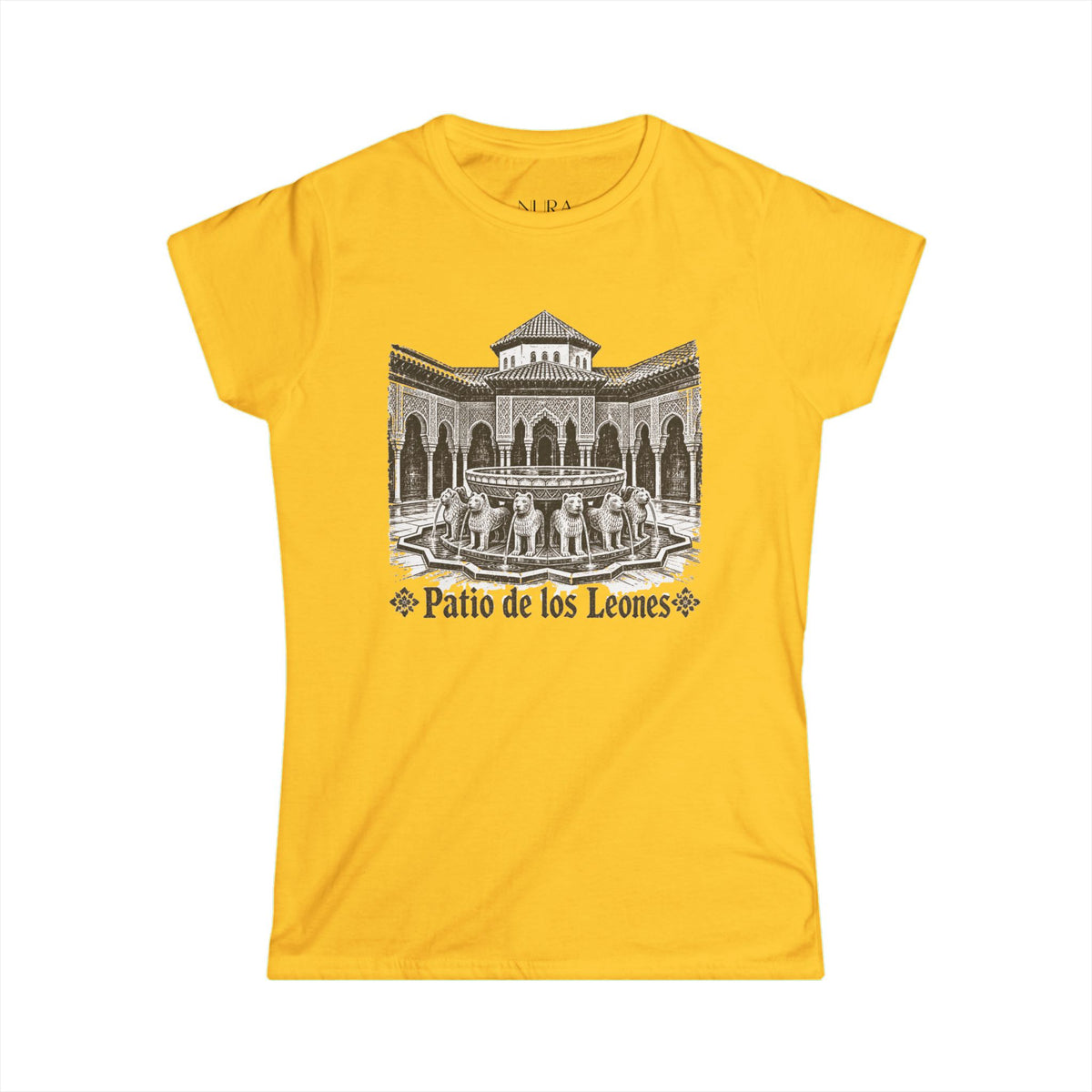 Softstyle Tee | Patio de los Leones | Vintage Andalusian Art Print