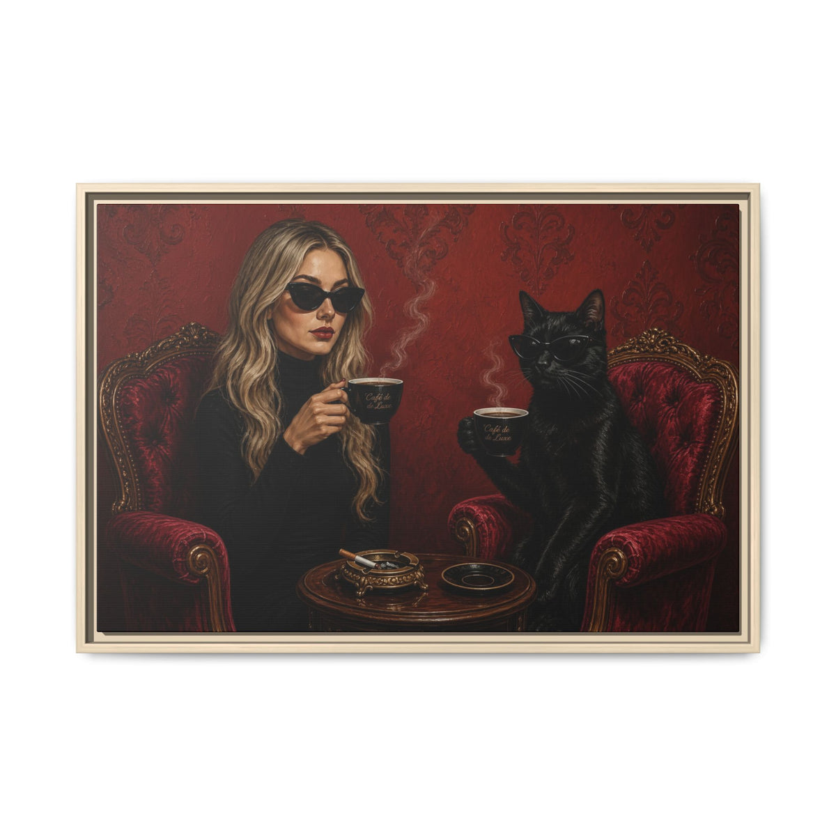 Matte Canvas, Framed | Best friends