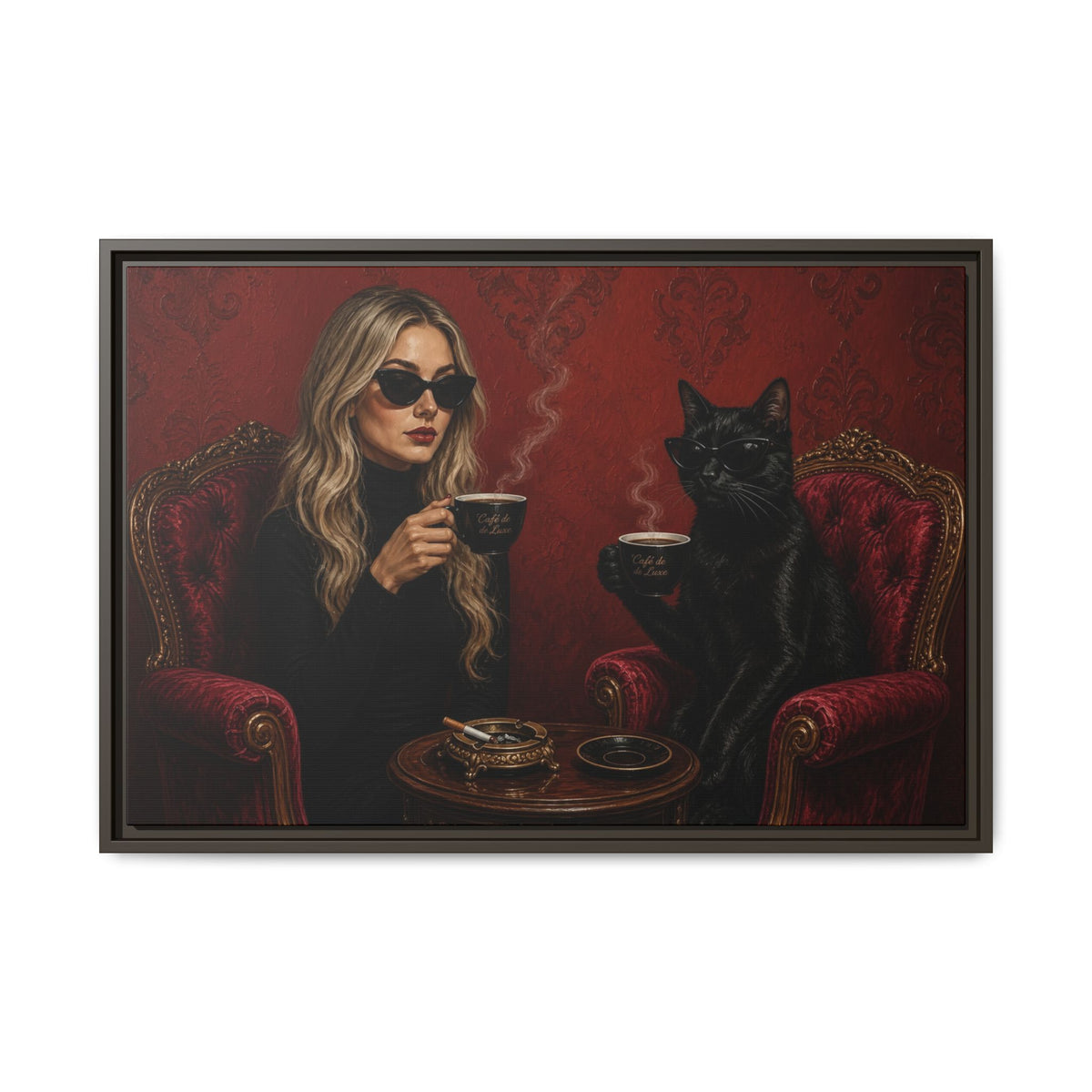 Matte Canvas, Framed | Best friends