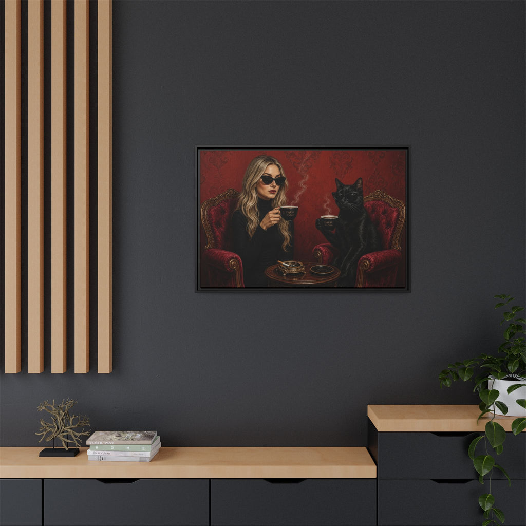 Matte Canvas, Framed | Best friends