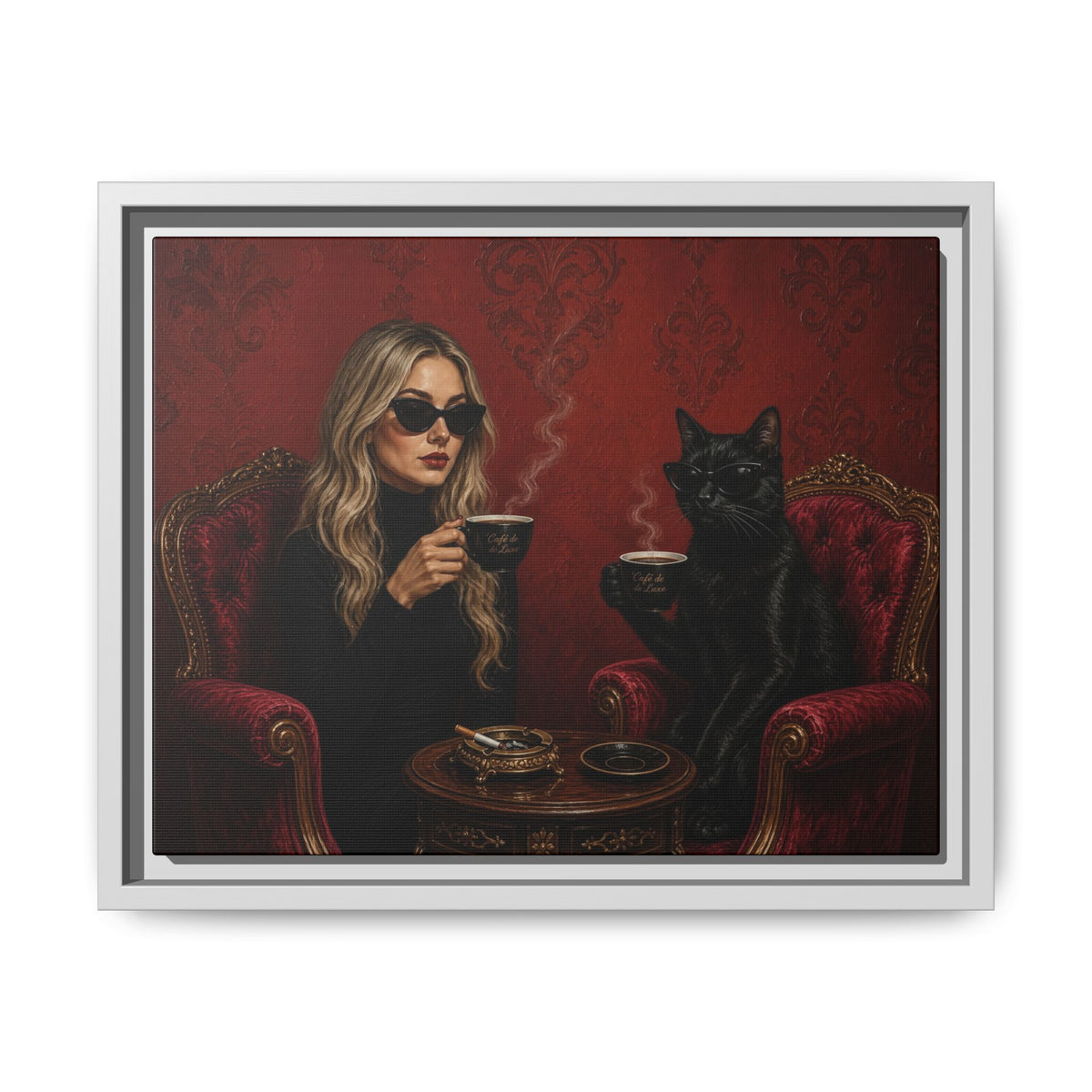 Matte Canvas, Framed | Best friends