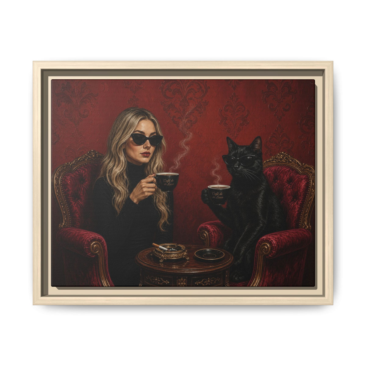 Matte Canvas, Framed | Best friends