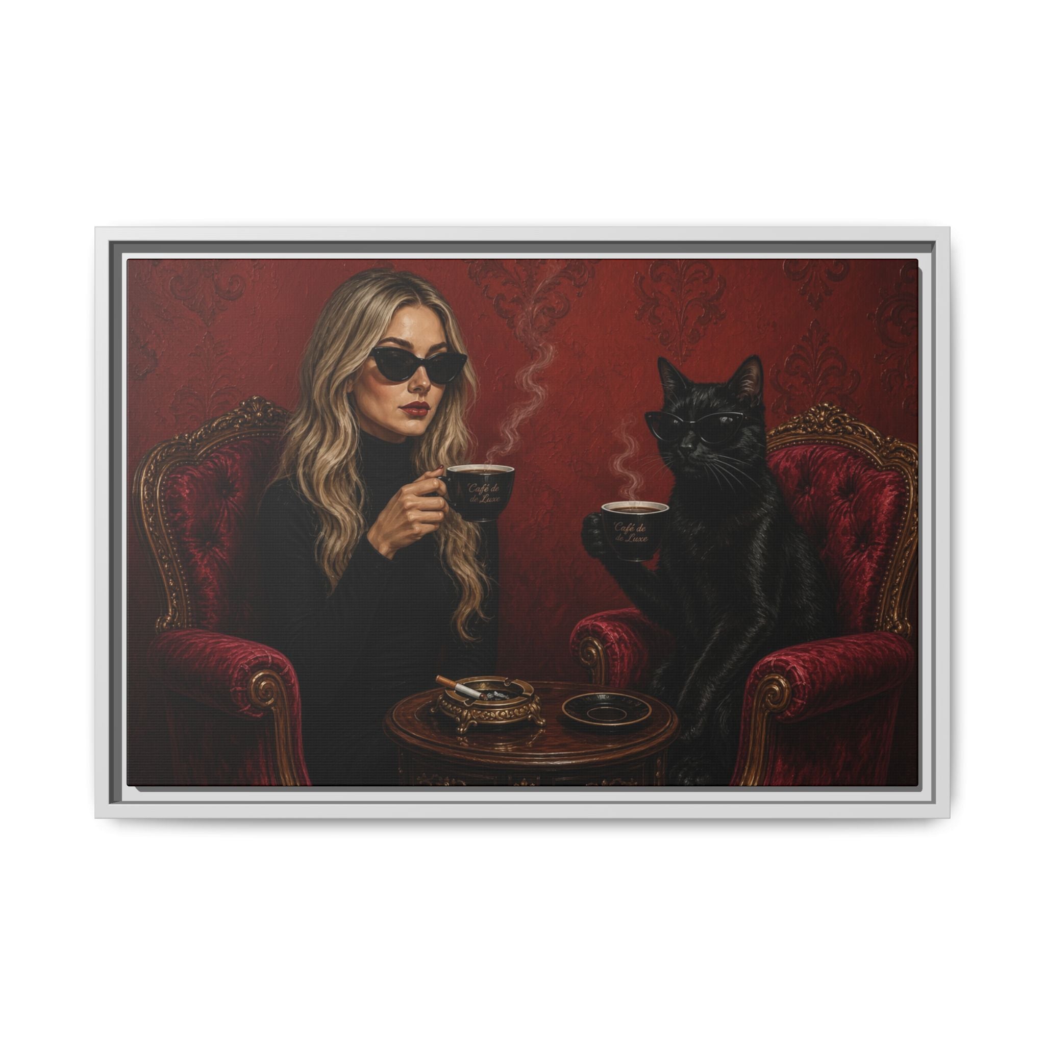 Matte Canvas, Framed | Best friends