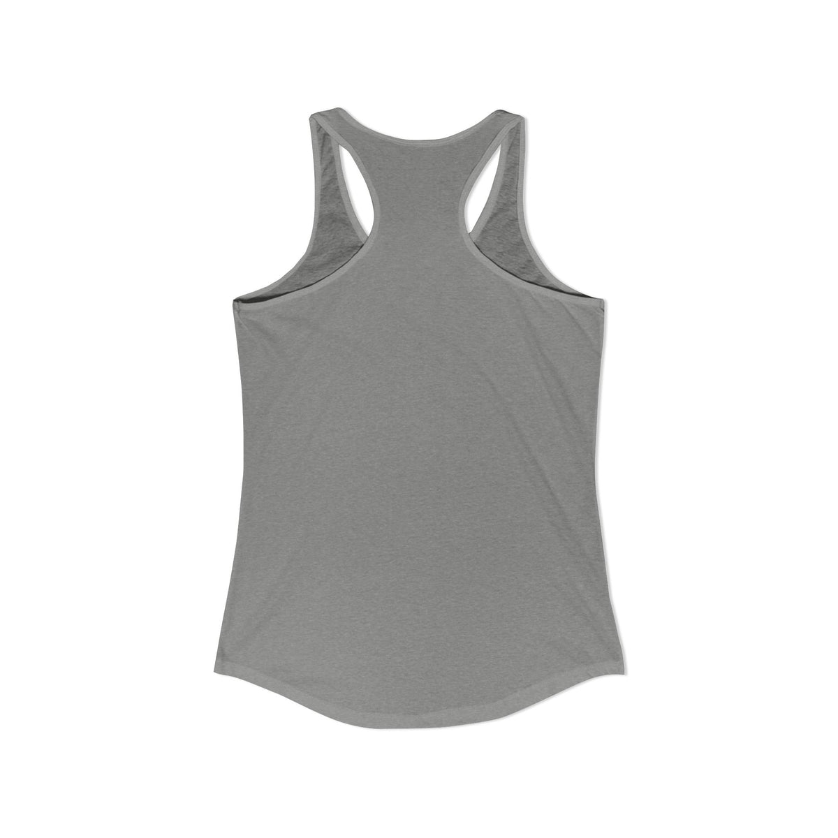 Gray tank top on a white background