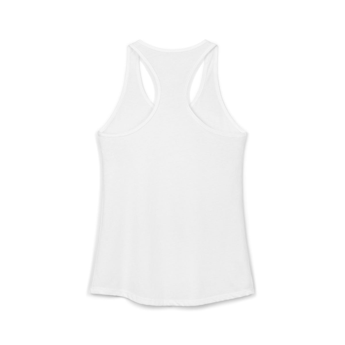 White tank top on a white background